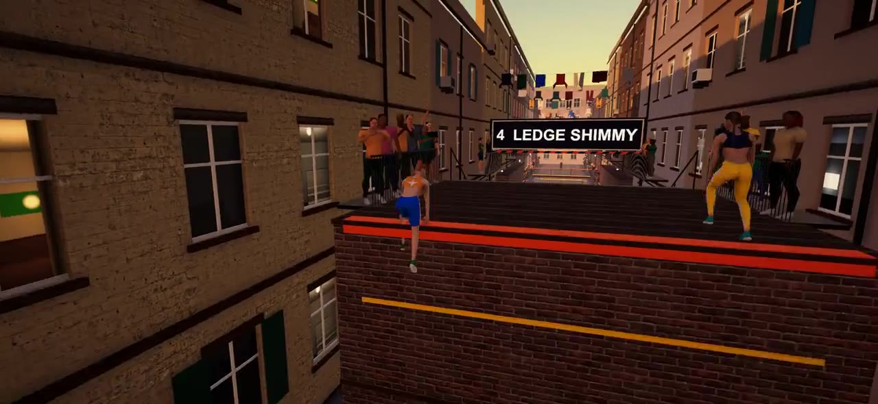 City Parkour level 2, Backstreet Passage, first view